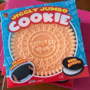 Jiggly Jumbo Cookie Toy Stretchy Fidget NEW Jumbo